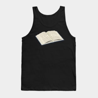 book sticker Tank Top